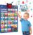 LEARNING BUGS Press to Learn Phonics, Interactive Letters and Sounds Talking Poster, Preschool & Kindergarten Learn to Read, Ages 3+